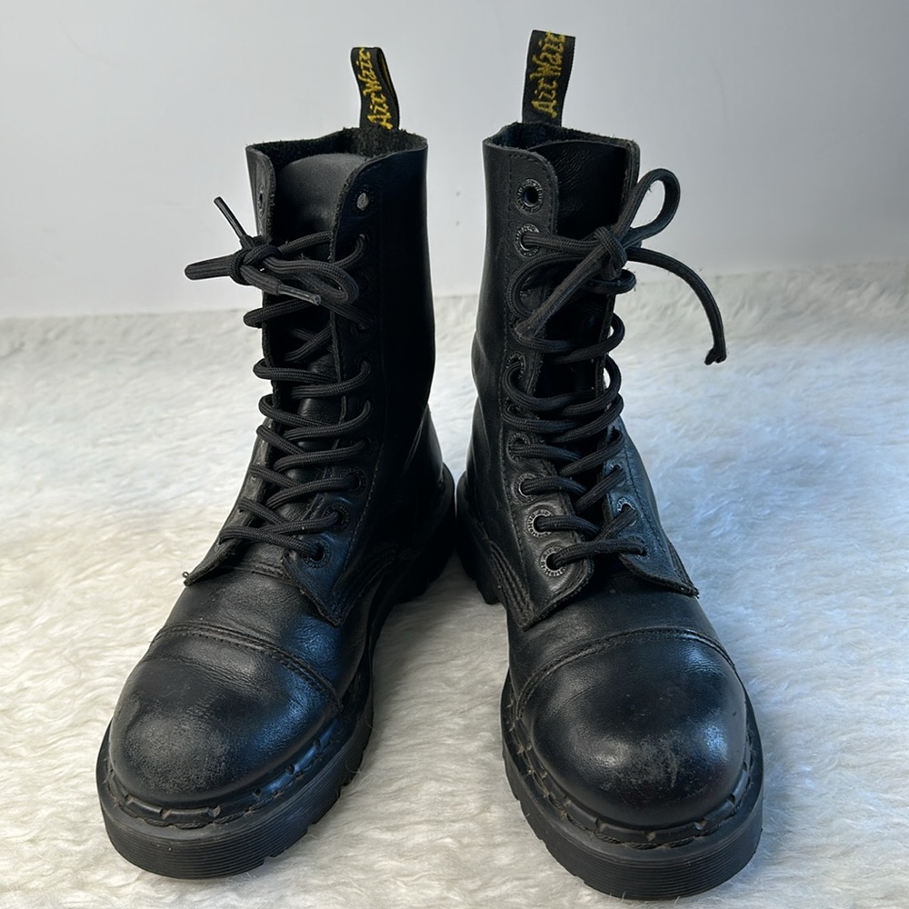 Dr. Martens  Mid Calf 10-Eye Mono Boot Sz M 4/W5